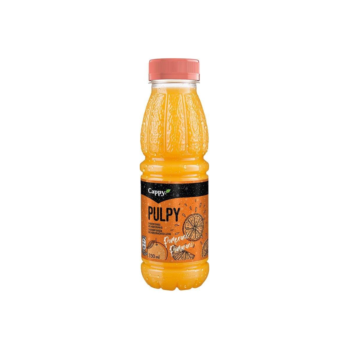 Cappy Pulpy orange 0,33l - PET