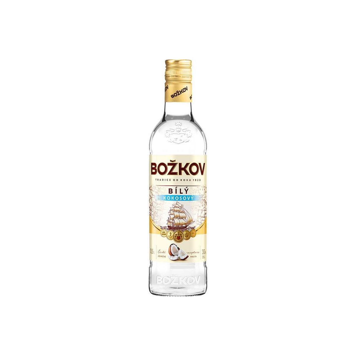 Božkov Bílý kokosový 0,5l