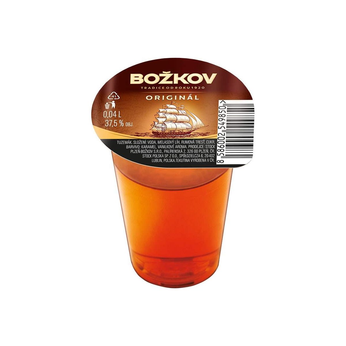 Božkov Originál 0,04l panák