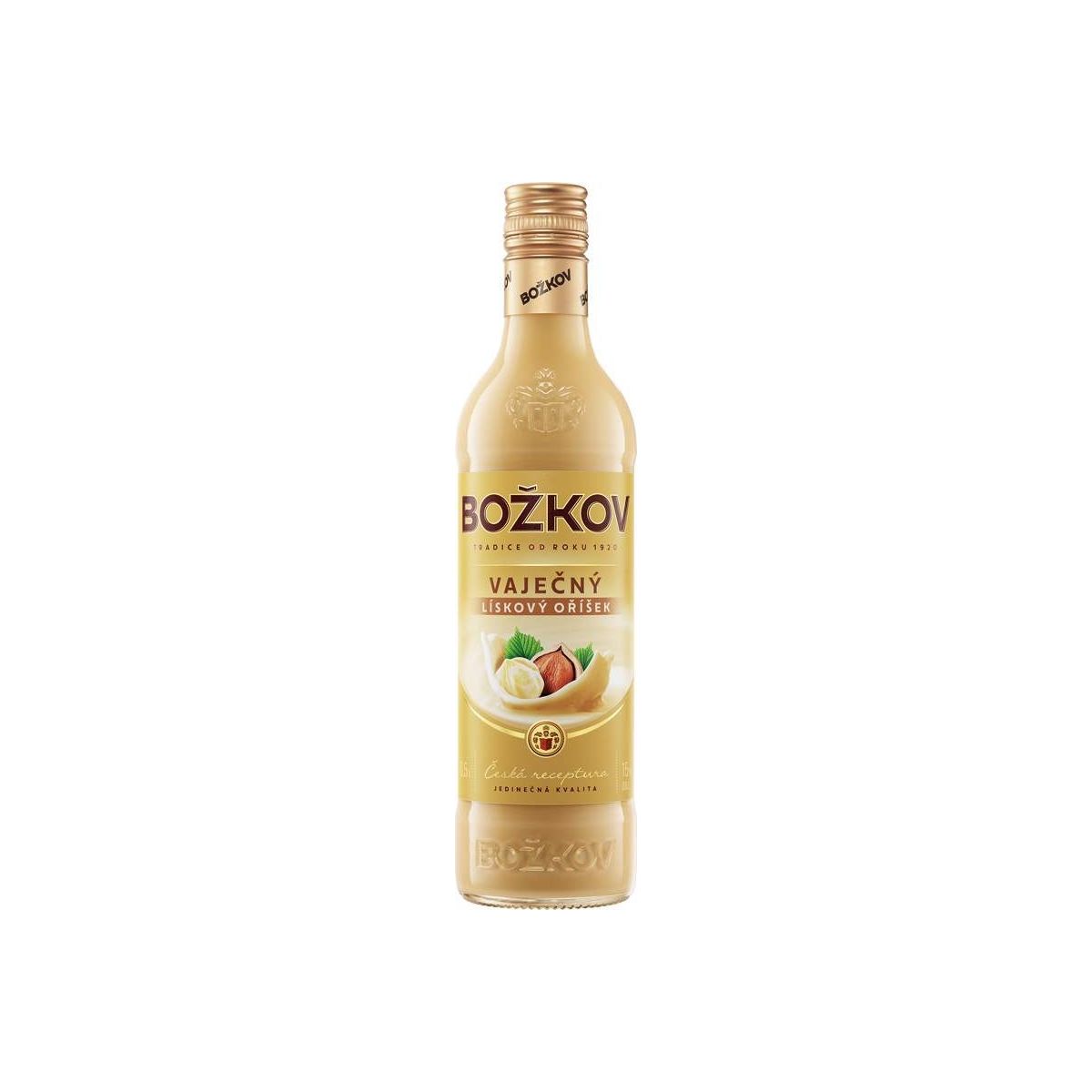 Božkov Vaječný likér lískový oříšek 0,5l