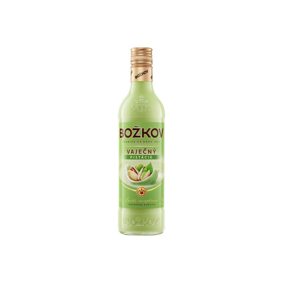 Božkov Vaječný likér pistácie 0,5l