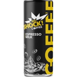 Big Shock! Coffee Espresso Milk 0,25l - plech