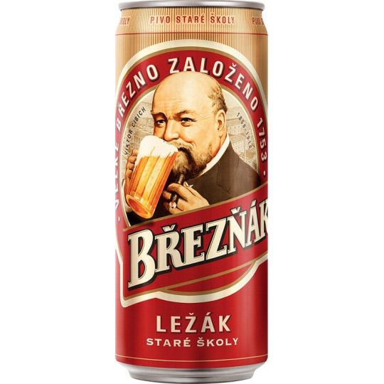 Březňák ležák Staré školy 0,5l - plech