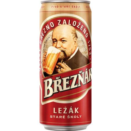 Březňák ležák Staré školy 0,5l - plech