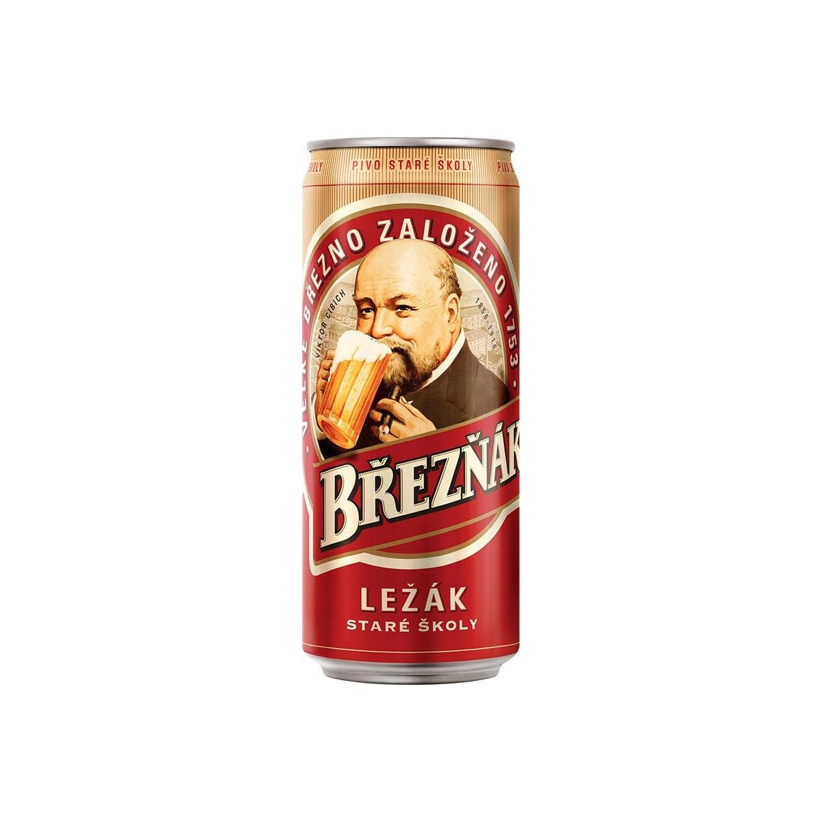 Březňák ležák Staré školy 0,5l - plech