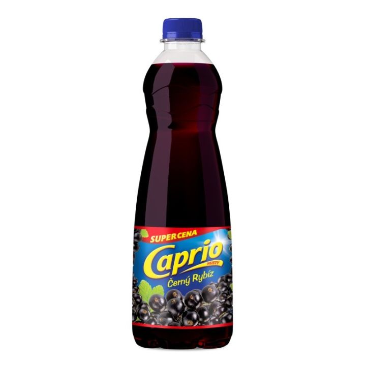 Ovocný koncentrát Caprio hustý Černý rybíz 0,7l - PET
