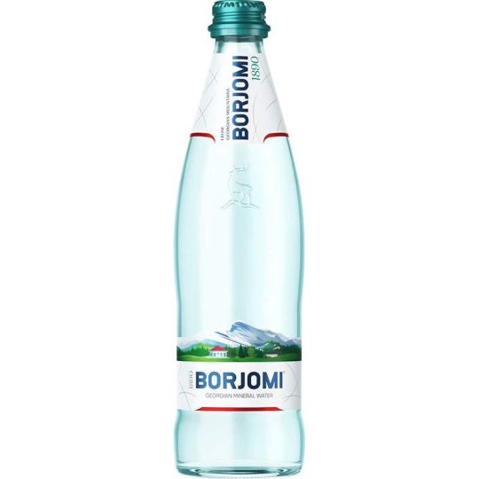 Borjomi 1890 neperlivá 0,5l - sklo