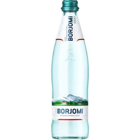 Borjomi 1890 neperlivá 0,5l - sklo