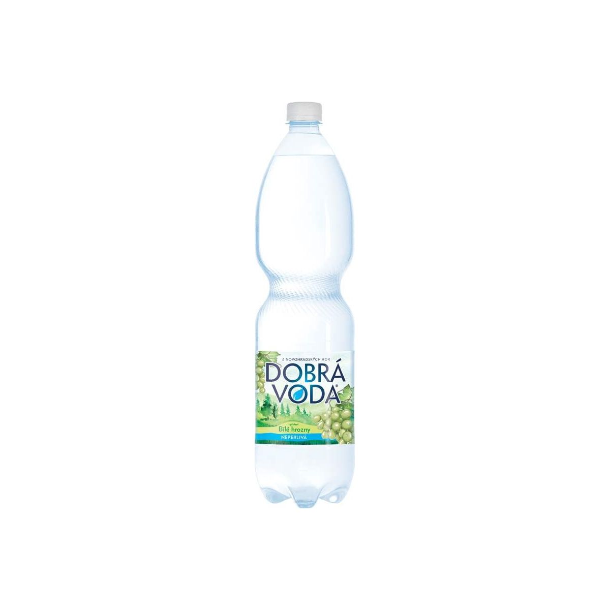 Dobrá voda neperlivá Bílé hrozny 1,5l - PET