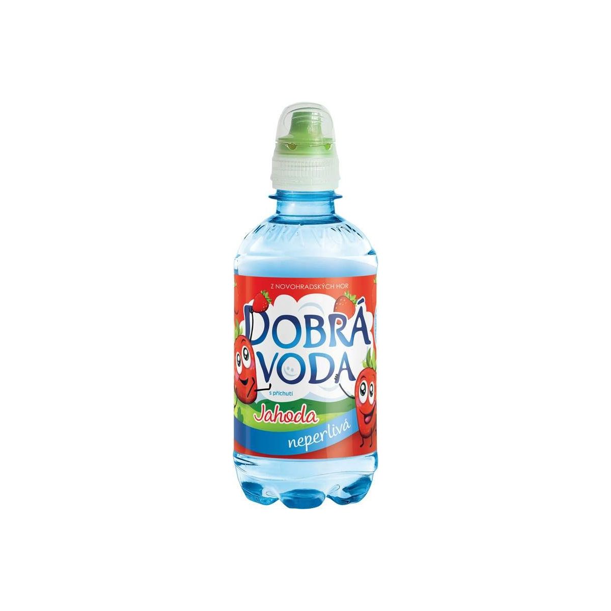 Dobrá voda neperlivá Jahoda 0,33l - PET