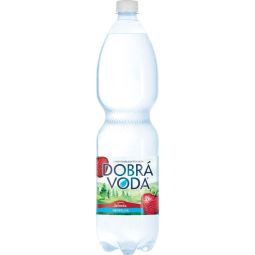Dobrá voda neperlivá Jahoda 1,5l - PET