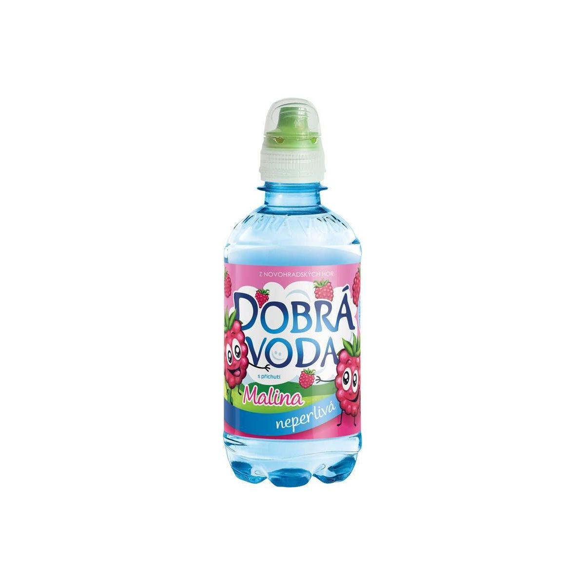 Dobrá voda neperlivá Malina 0,33l - PET