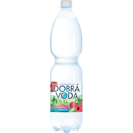 Dobrá voda neperlivá Malina 1,5l - PET