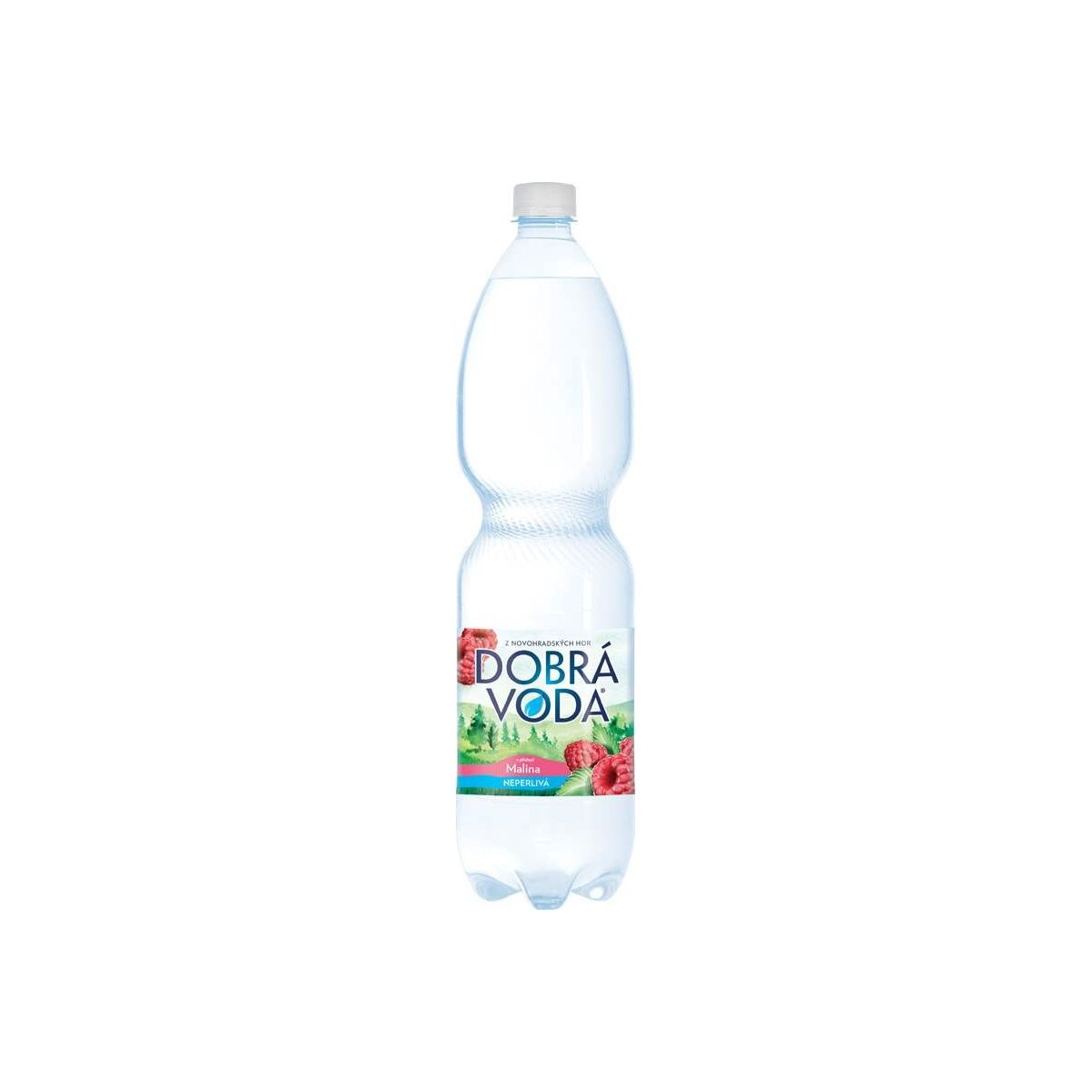 Dobrá voda neperlivá Malina 1,5l - PET