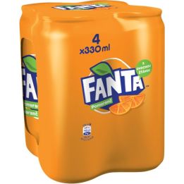 Fanta pomeranč  4 x 0,33l multipack - plech