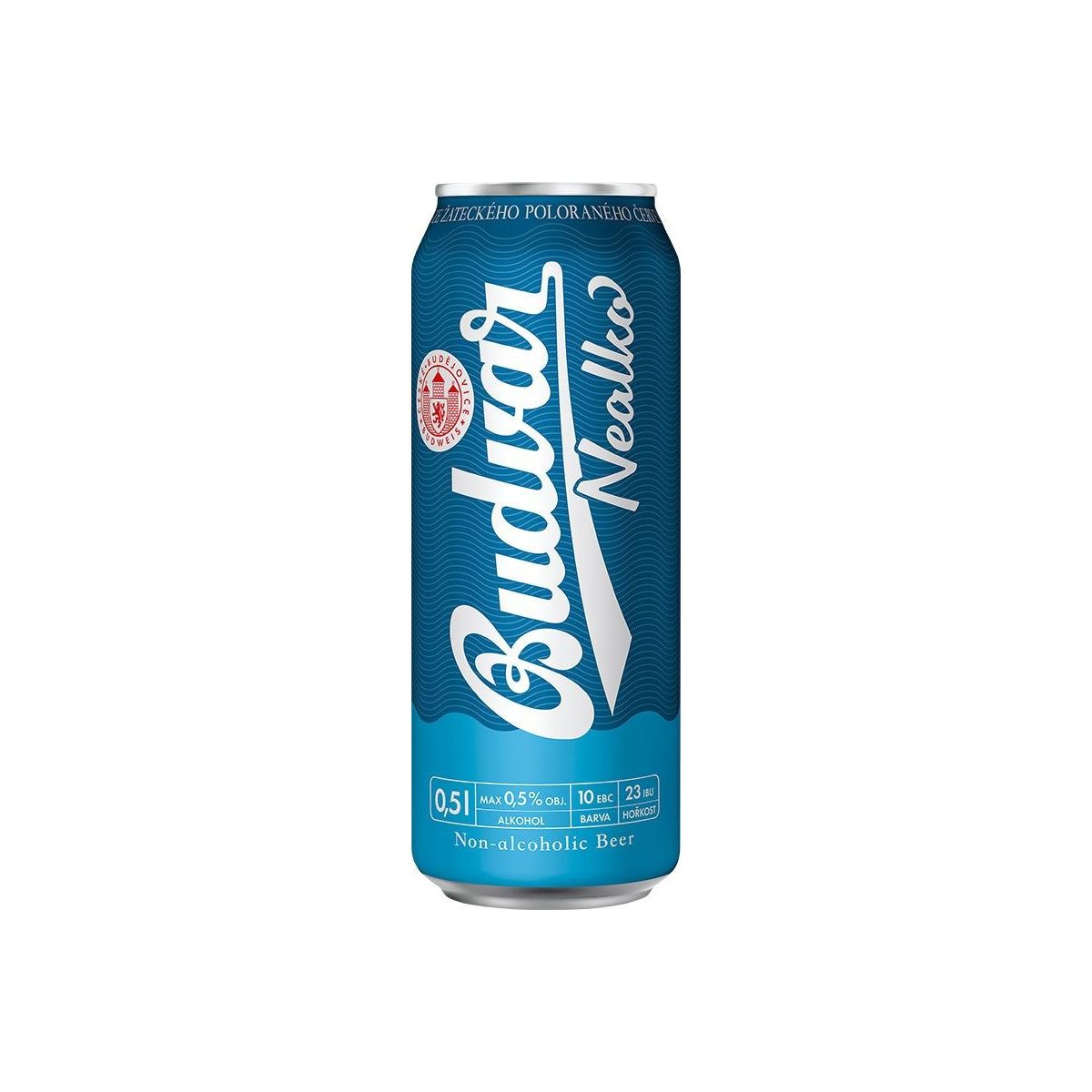 Budweiser Budvar nealkoholické 0,5l - plech