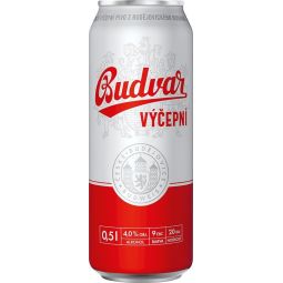 Budweiser Budvar světlé výčepní 0,5l - plech