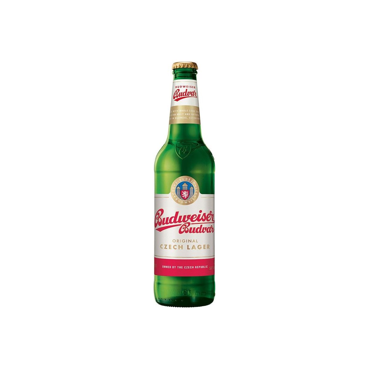 Budweiser Budvar světlý ležák 0,5l - sklo