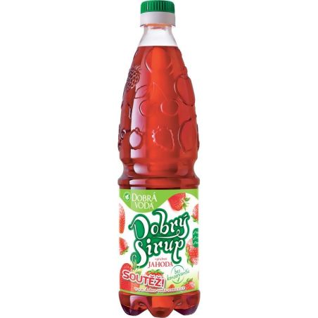 Dobrý sirup jahoda 0,7l - PET