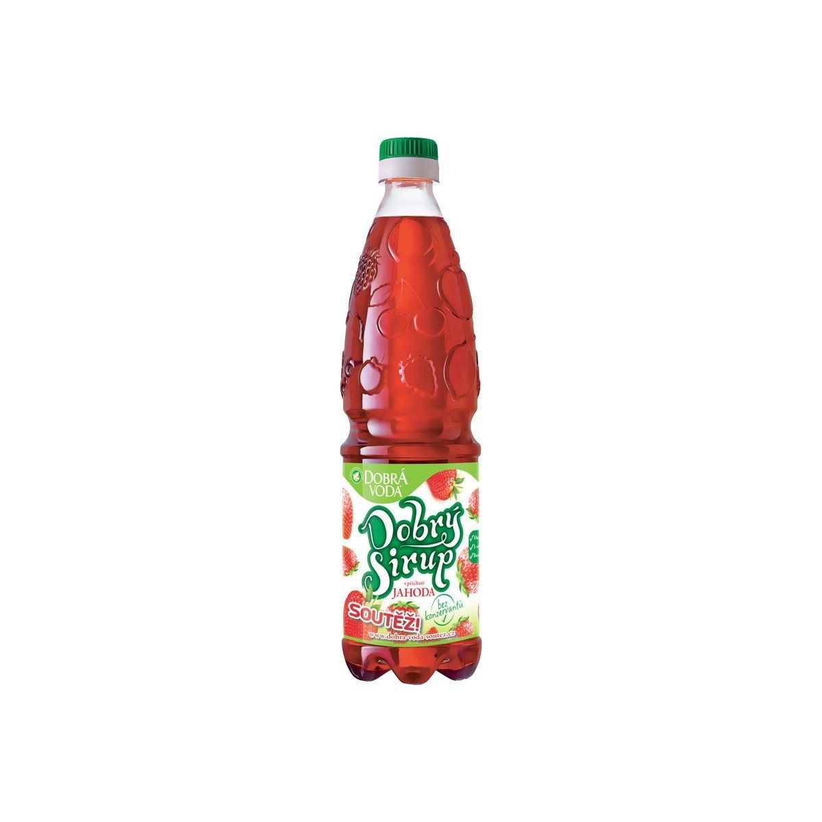 Dobrý sirup jahoda 0,7l - PET