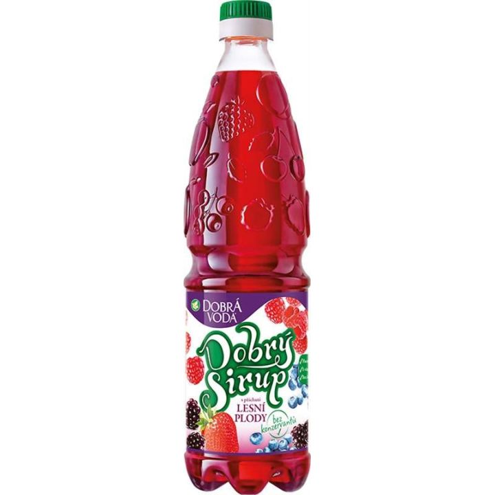 Dobrý sirup lesní plody 0,7l - PET