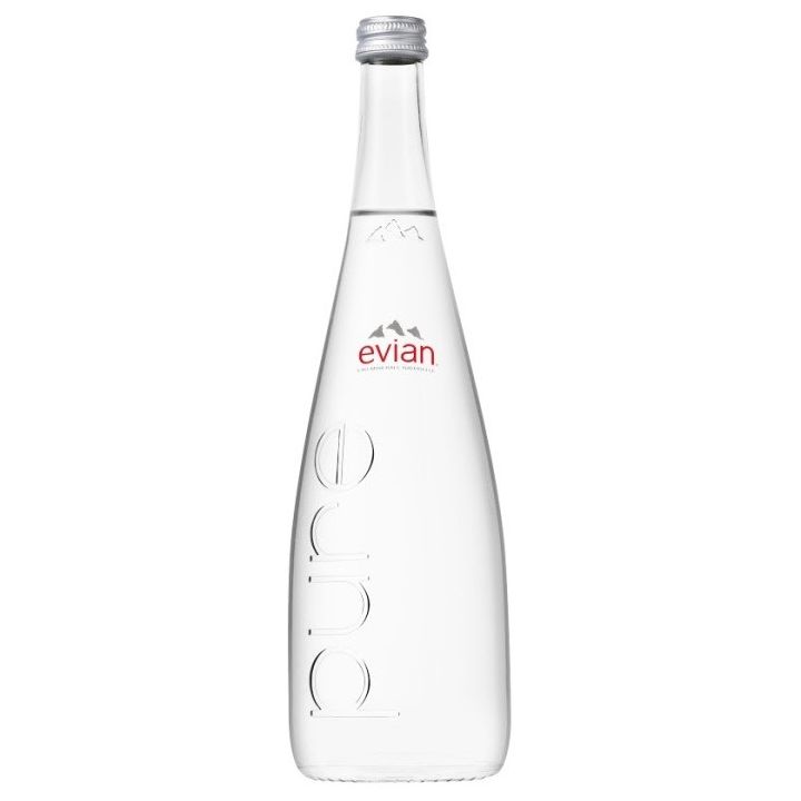 Evian 0,75l - sklo