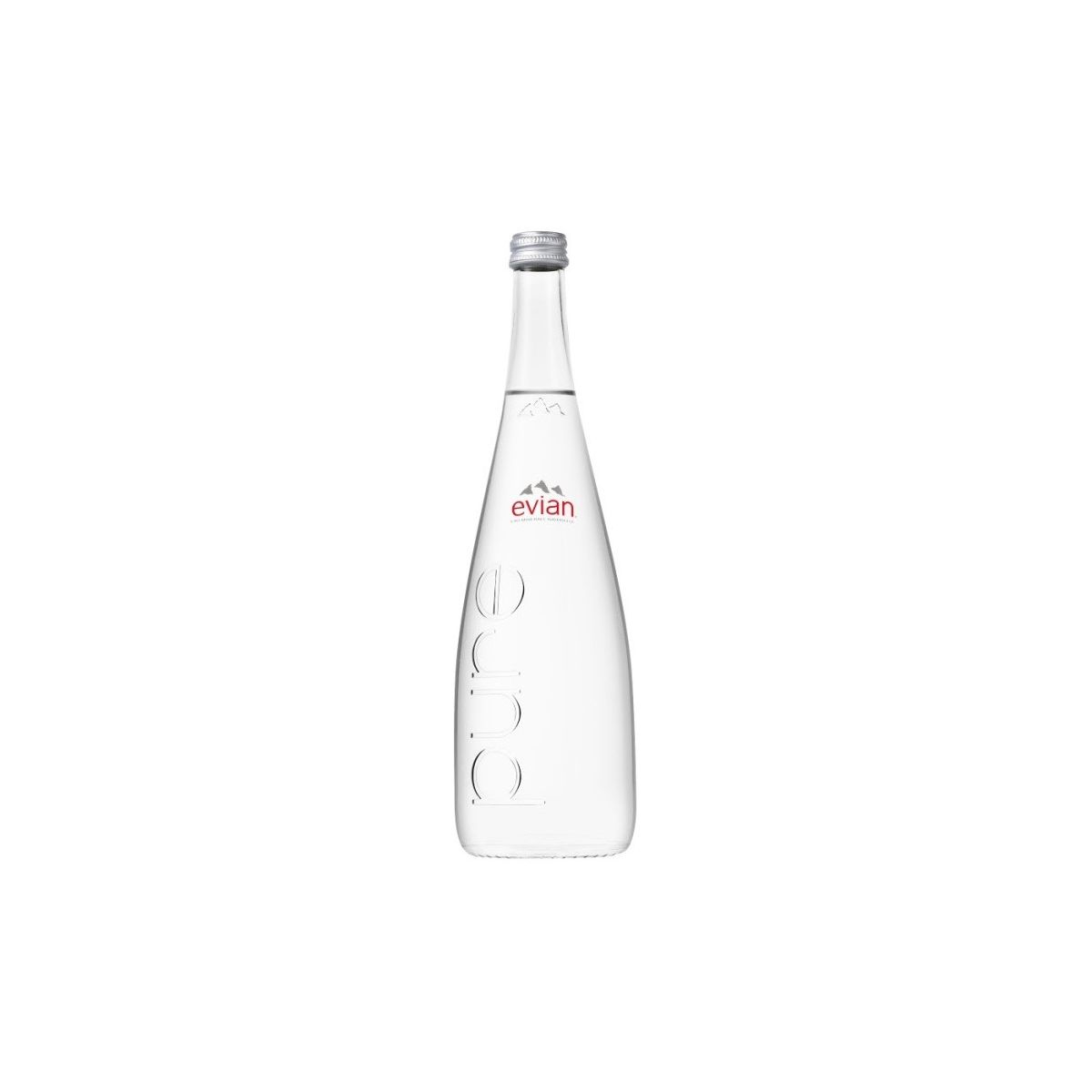 Evian 0,75l - sklo
