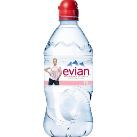 Evian 0,75l Sportcup - PET