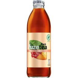 Fuze Tea Black Ice Tea Peach Hibiscus 0,25l - sklo
