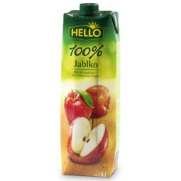 Hello jablko 100% 1l