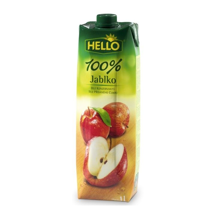 Hello jablko 100% 1l